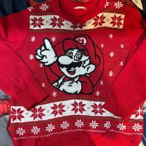 Jumping Beans Red Kids Sweater with Character Design